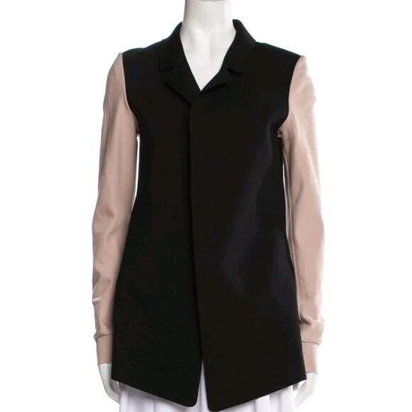 Marie Saint Pierre Mugaritz Jacket Sz Designer 2 US M Scuba Contrast (V5